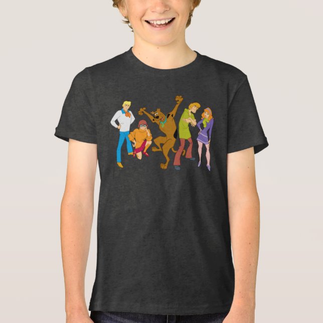 Camiseta Triblenda Cuadrilla entera 16 Mystery Inc (Anverso)