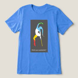 Camiseta Triblenda ¿Cuál es tu superpoder? Mes del Orgullo de la Disc