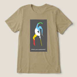 Camiseta Triblenda ¿Cuál es tu superpoder? Mes del Orgullo de la Disc