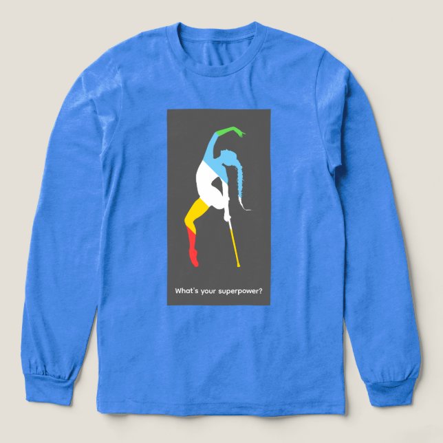 Camiseta Triblenda ¿Cuál es tu superpoder? Mes del Orgullo de la Disc (Diseño traserp)