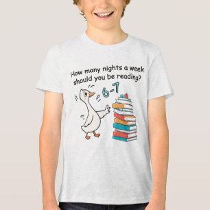 Camiseta Triblenda Cuántas Noches a la Semana Deberías Leer 6-7