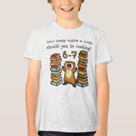 Camiseta Triblenda Cuántas Noches a la Semana Deberías Leer 6-7