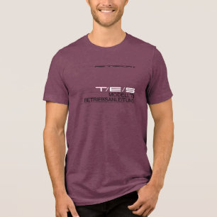 Camiseta Triblenda Cubierta del Manual del Propietario del Modelo T/E