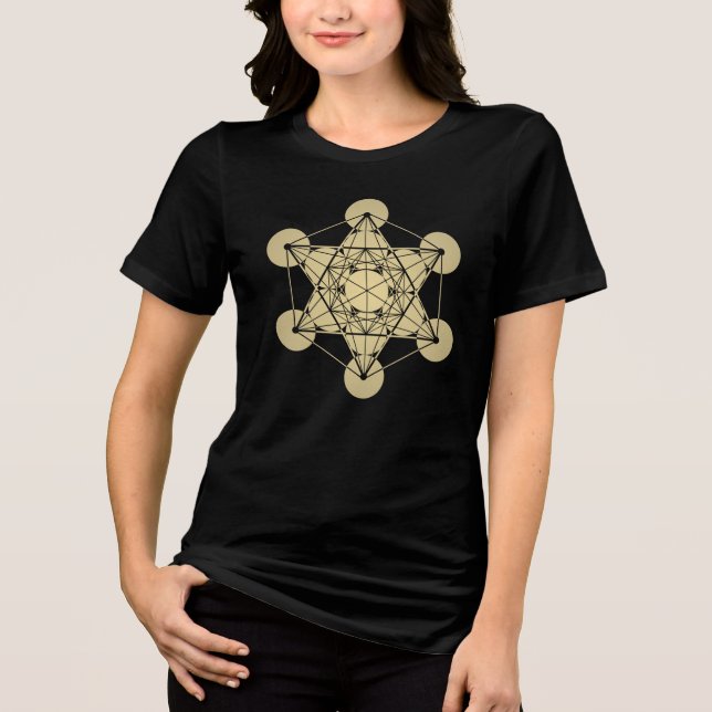 Camiseta Triblenda Cubo de Metatron (Anverso)