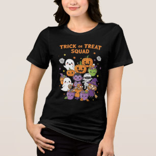 Camiseta Triblenda Cubos de candelabro de Personalizado de Halloween 