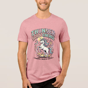 Camiseta Triblenda Cuerno de trueno de unicornio Energía Producto est