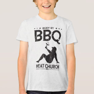Camiseta Triblenda Cuerpo De La Iglesia De La Carne De Bbq Bbq - Entu