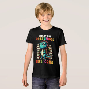 Camiseta Triblenda Cuidado con el preescolar aquí voy