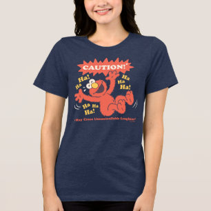 Camiseta Triblenda Cuidado Elmo Riéndose por Adelante
