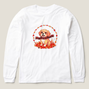 Camiseta Triblenda Cuidado Golden Retriever SOLO BLANCO