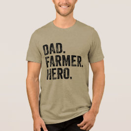 Camiseta Triblenda Cultivo del Día del Héroe Héroe de Padre