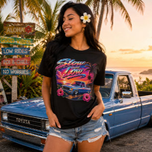 Camiseta Triblenda Cultura de Hawái - Low rider lento y bajo