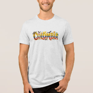Camiseta Triblenda Cultura Tropical Vibrante Patrimonio de Colombia,