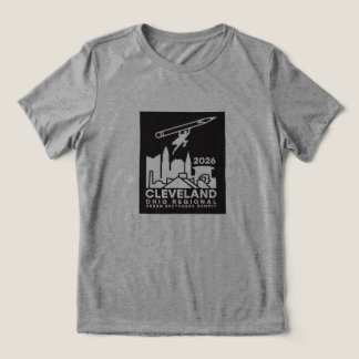 Camiseta Triblenda Cumbre de Urban Sketchers 2026 - Cleveland - Mujer