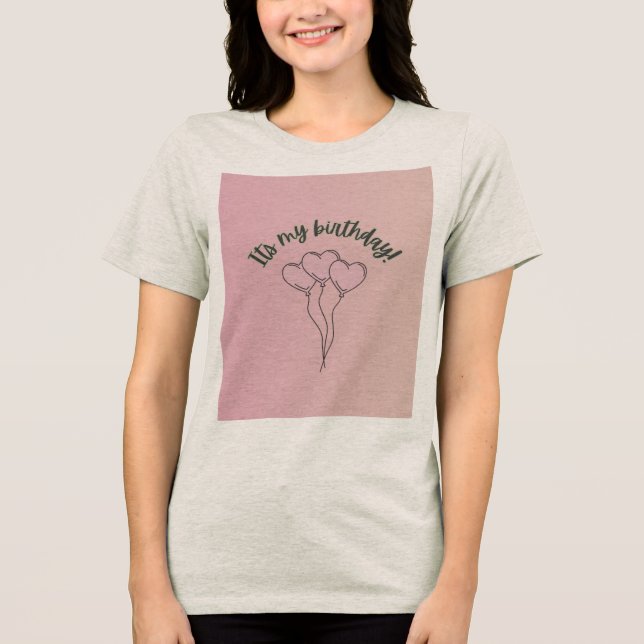 Camiseta Triblenda cumpleaños (Anverso)