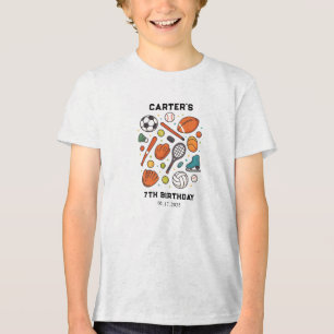 Camiseta Triblenda Cumpleaños All-Star de Tiempo de Juego Deportivo
