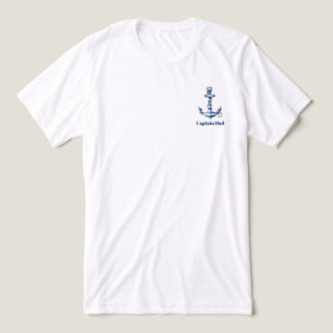 Camiseta Triblenda Cumpleaños del Ancla a Rayas Náuticas