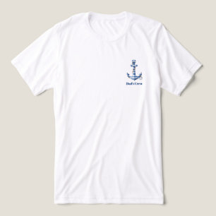 Camiseta Triblenda Cumpleaños del Ancla a Rayas Náuticas