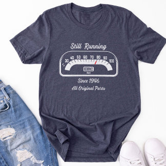 Camiseta Triblenda Cumpleaños divertido 80 Odómetro Amante de los coc