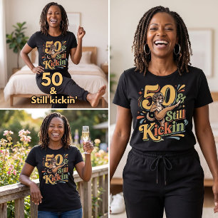 Camiseta Triblenda Cumpleaños divertido de 50 años con mucho ritmo