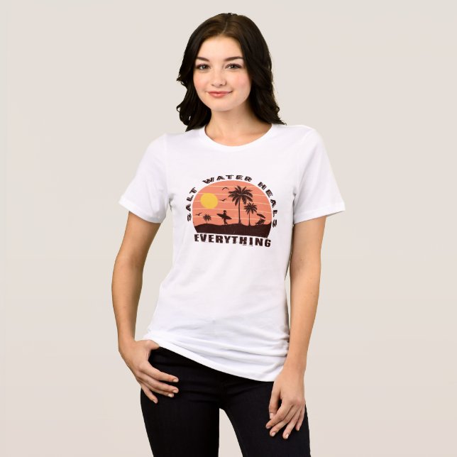 Camiseta Triblenda Curas de agua salada (Anverso Completo)