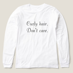 Camiseta Triblenda Curly Hair no le importa