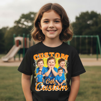Camiseta Triblenda Custom birthday gift bootleg for your Kid 90s