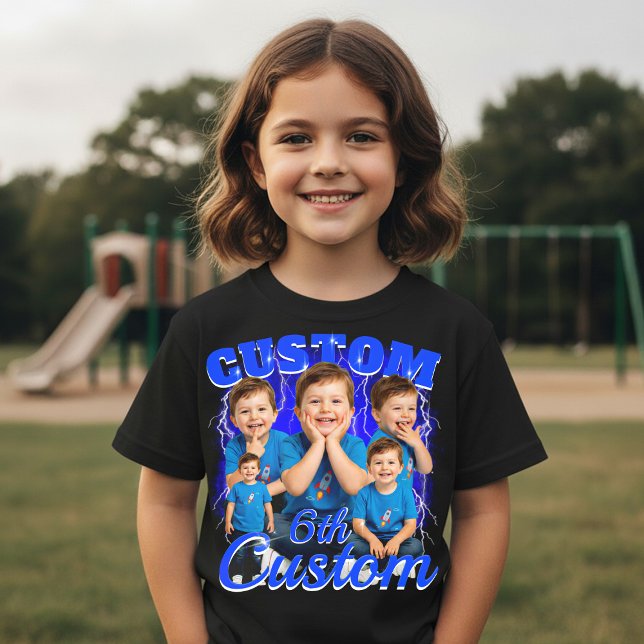 Camiseta Triblenda Custom birthday gift bootleg for your Kid 90s (Subido por el creador)