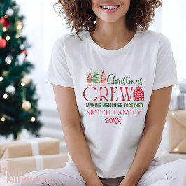 Camiseta Triblenda Custom Christmas Family Shirt  Make Memories 