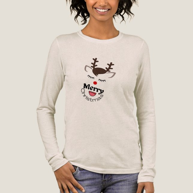 Camiseta Triblenda Custom Holiday Graphic Tee for Christmas Gifts (Anverso)