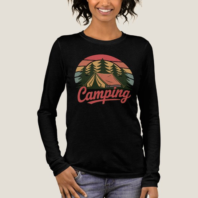 Camiseta Triblenda Custom Name Camping (Anverso)