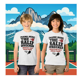 Camiseta Triblenda Custom Name Pickleball Rally Wrecker