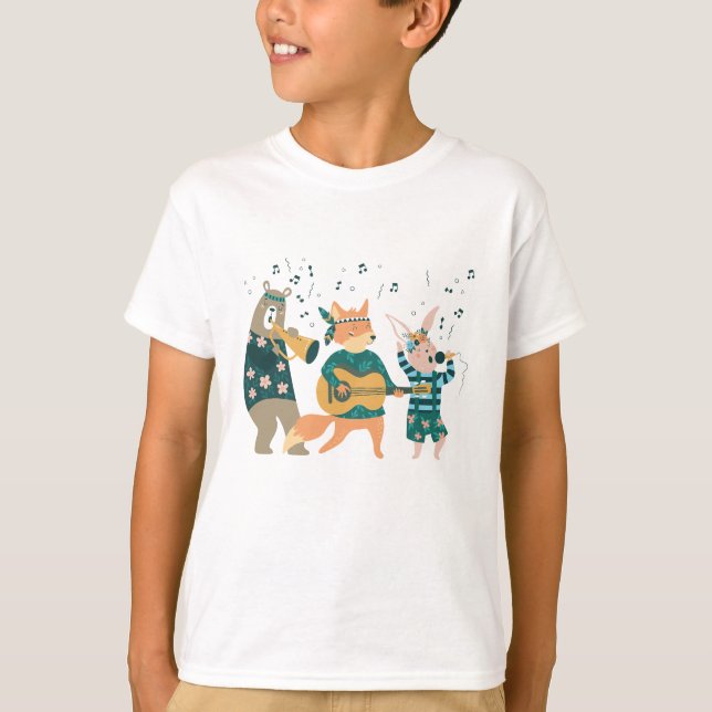 Camiseta Triblenda Cute Animals Bend (Anverso)