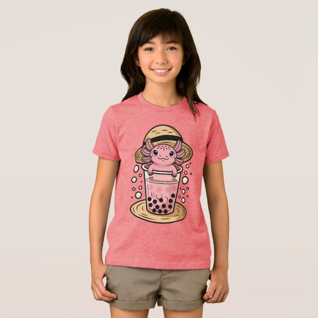 Camiseta Triblenda Cute Axolotl ( Anverso Completo)