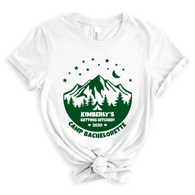 Camiseta Triblenda Cute Bride Camping Bachelorette (Subido por el creador)
