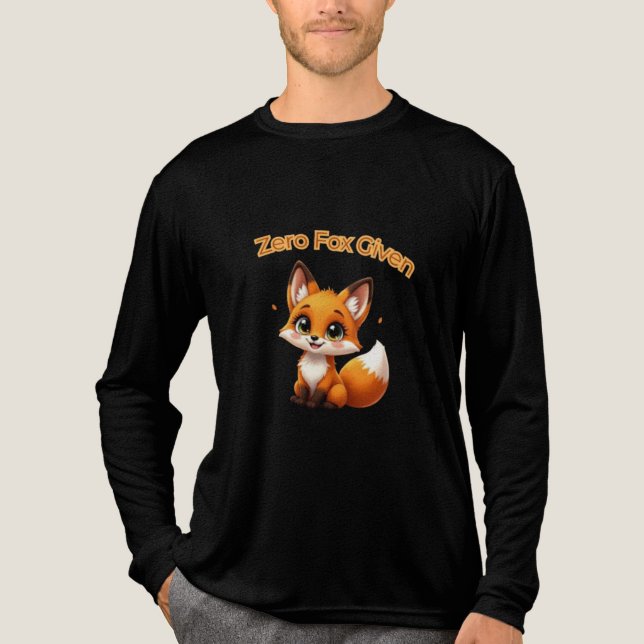 Camiseta Triblenda Cute Cartoon Fox – Adorable Kawaii Style (Anverso)
