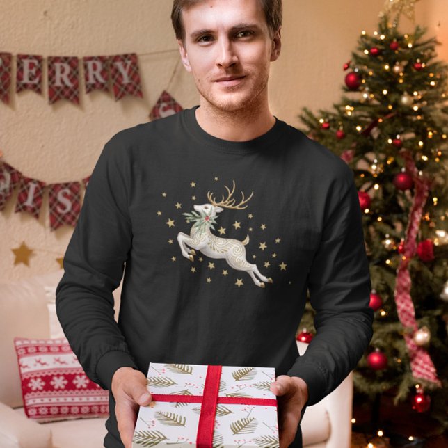 Camiseta Triblenda Cute Christmas Reindeer (Subido por el creador)