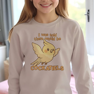 Camiseta Triblenda Cute Cockatiel Kawaii Ave Mascota Amarillo Me Dije