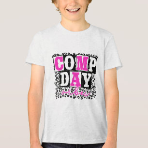Camiseta Triblenda Cute Comp Day Vibes Cheerading Cheerled Chepe