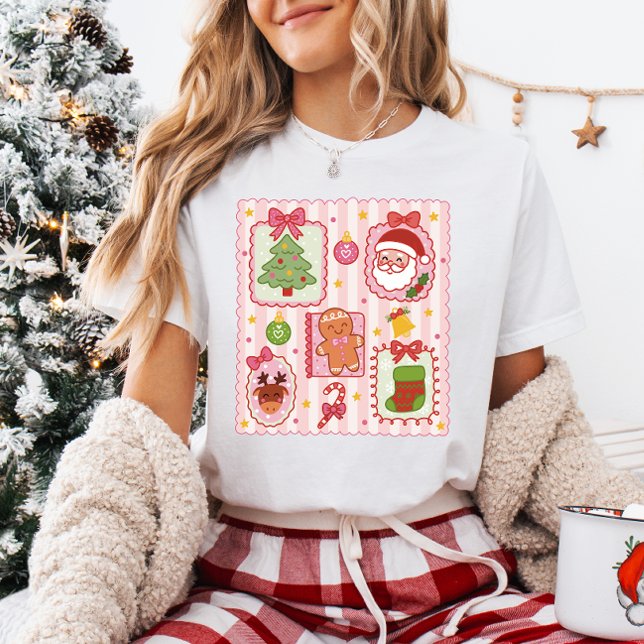 Camiseta Triblenda Cute Coquette Girly Frames Christmas (Subido por el creador)