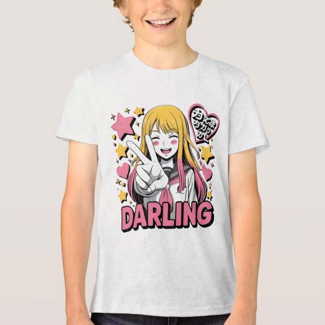 Camiseta Triblenda cute cosplayer T-Shirt (Anverso)