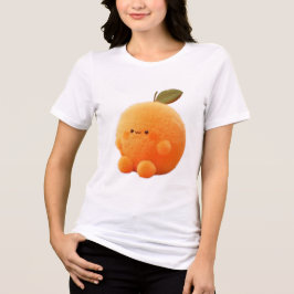 Camiseta Triblenda Cute Fluffy Orange Sprite with Tiny Limbs Women's 