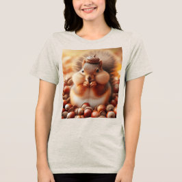 Camiseta Triblenda Cute Fluffy Squirrel