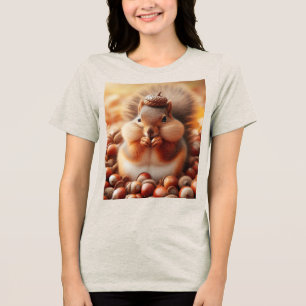 Camiseta Triblenda Cute Fluffy Squirrel