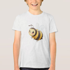 Camiseta Triblenda Cute Flying Bumblebee Illustration