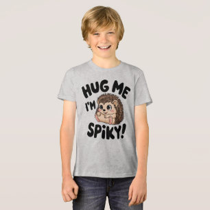 Camiseta Triblenda Cute Hedgehog Hug Me Spiky Design