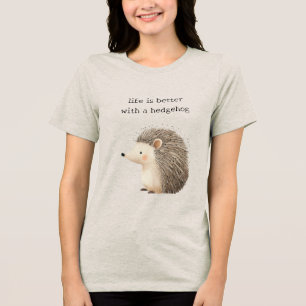 Camiseta Triblenda Cute Hedgehogs