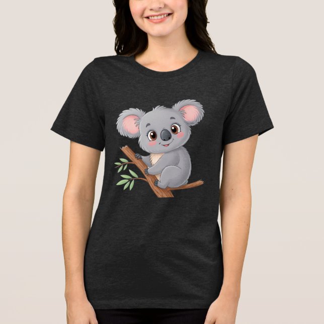 Camiseta Triblenda Cute Koala Bear (Anverso)