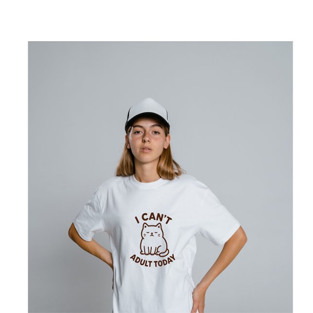 Camiseta Triblenda Cute Lazy Cat – Not Today Mood (Subido por el creador)