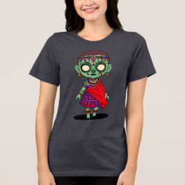 Camiseta Triblenda Cute Maasai Zombie